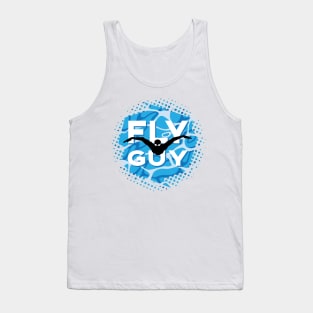 Swim Pool ButterFly Guy Swimmer Tank Top